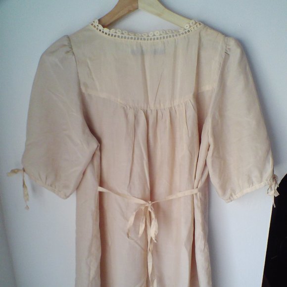 Vintage Cotton Dress with Embroidery - Picture 3 of 3